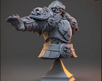 Pale Lord Kraven - Fantasy Bust | High quality bust for miniature painting, collecting and display | Daybreak Miniatures