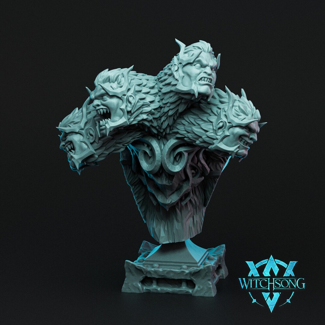 Hydra Sphinx by Witchsong Miniatures - A Great Fantasy Bust for ...