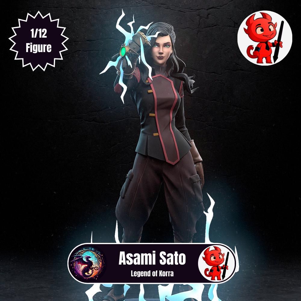 Asami Sato - High Quality Fanart Model for Painting and Display