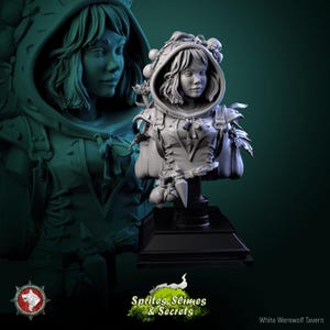 Thimblefolk - Bust | High quality bust for miniature painting, and display | 3d Printed Bust | White Werewolf Tavern