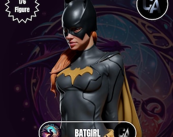Batgirl- By Ca3d | High quality fanart figure for collecting, painting and display | Fanart | 1/6 Figure | CA3D Studios | Resin Figure