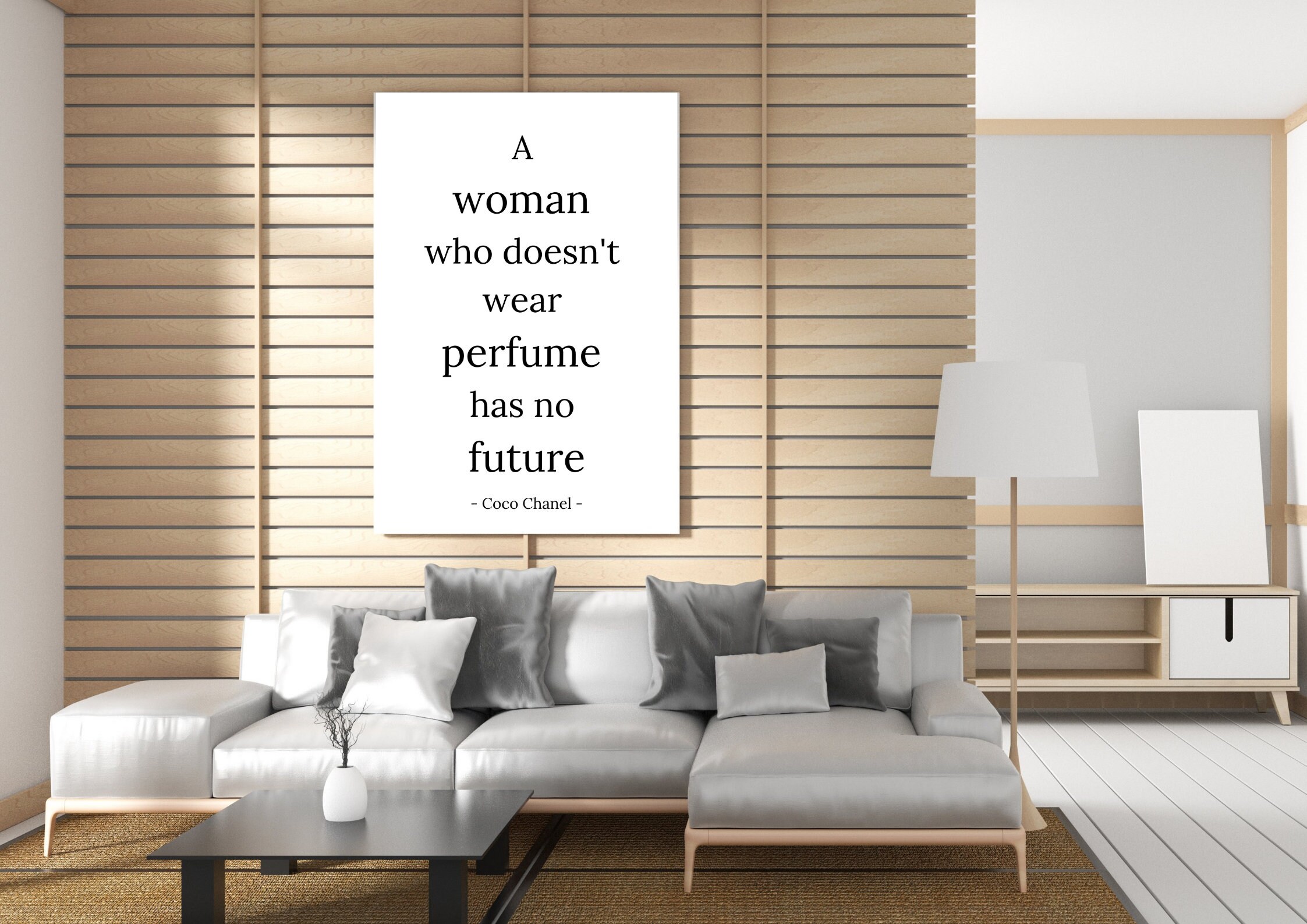 A Woman Who Doesn't Wear Perfume Has No Future. 