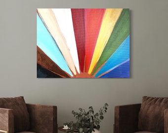 Pride Canvas Art Print: "U Are My Sunshine" - Pacific Northwest Artist