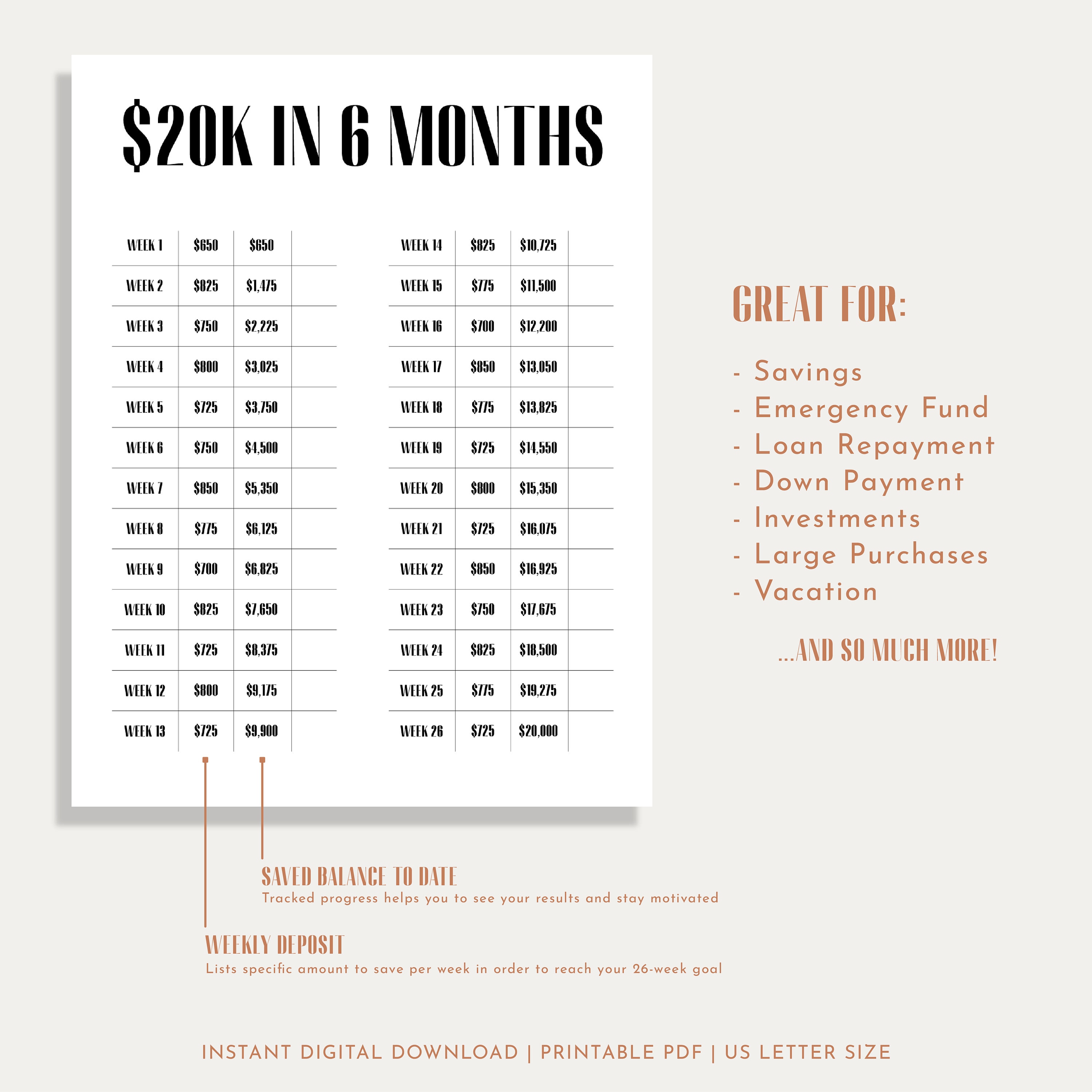20K Savings Challenge - y2hyhfv