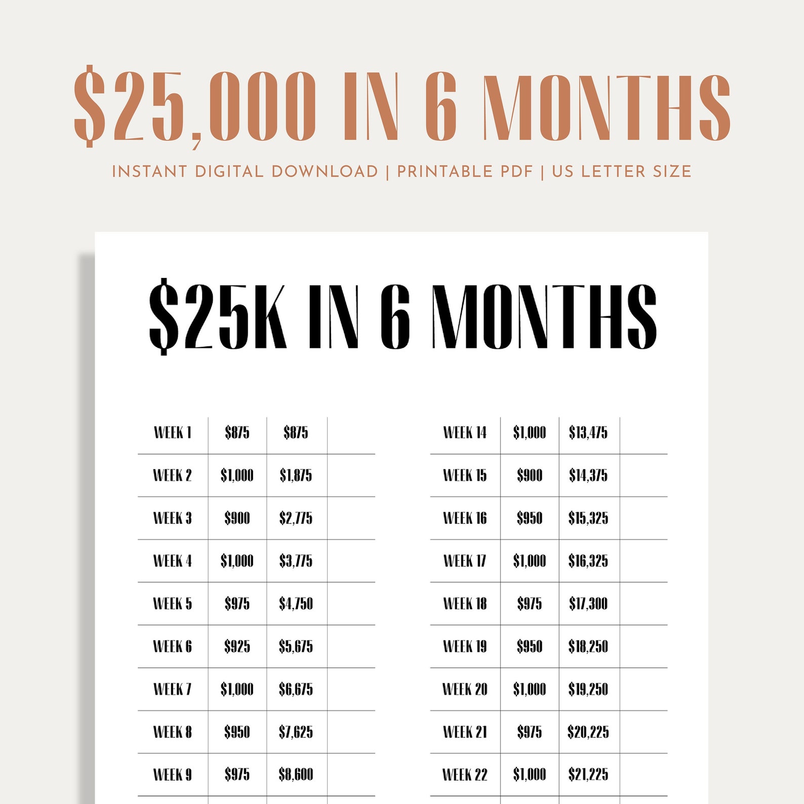 25k-savings-challenge-savings-tracker-money-challenge-26-weeks-6