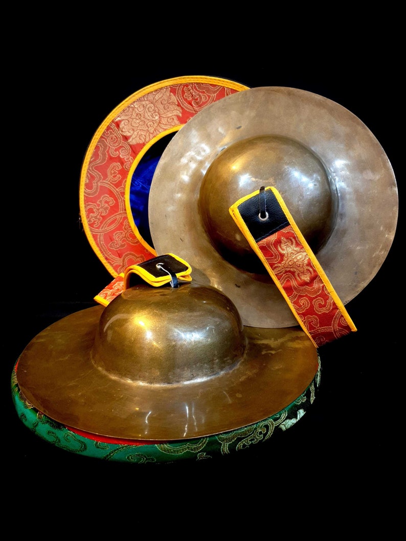Nepali Traditional Musical Instrument, Jhymata, Large Cymbal, With