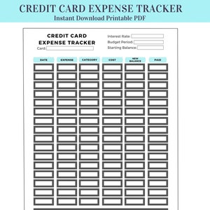 Creditcardkosten en betalingstracker