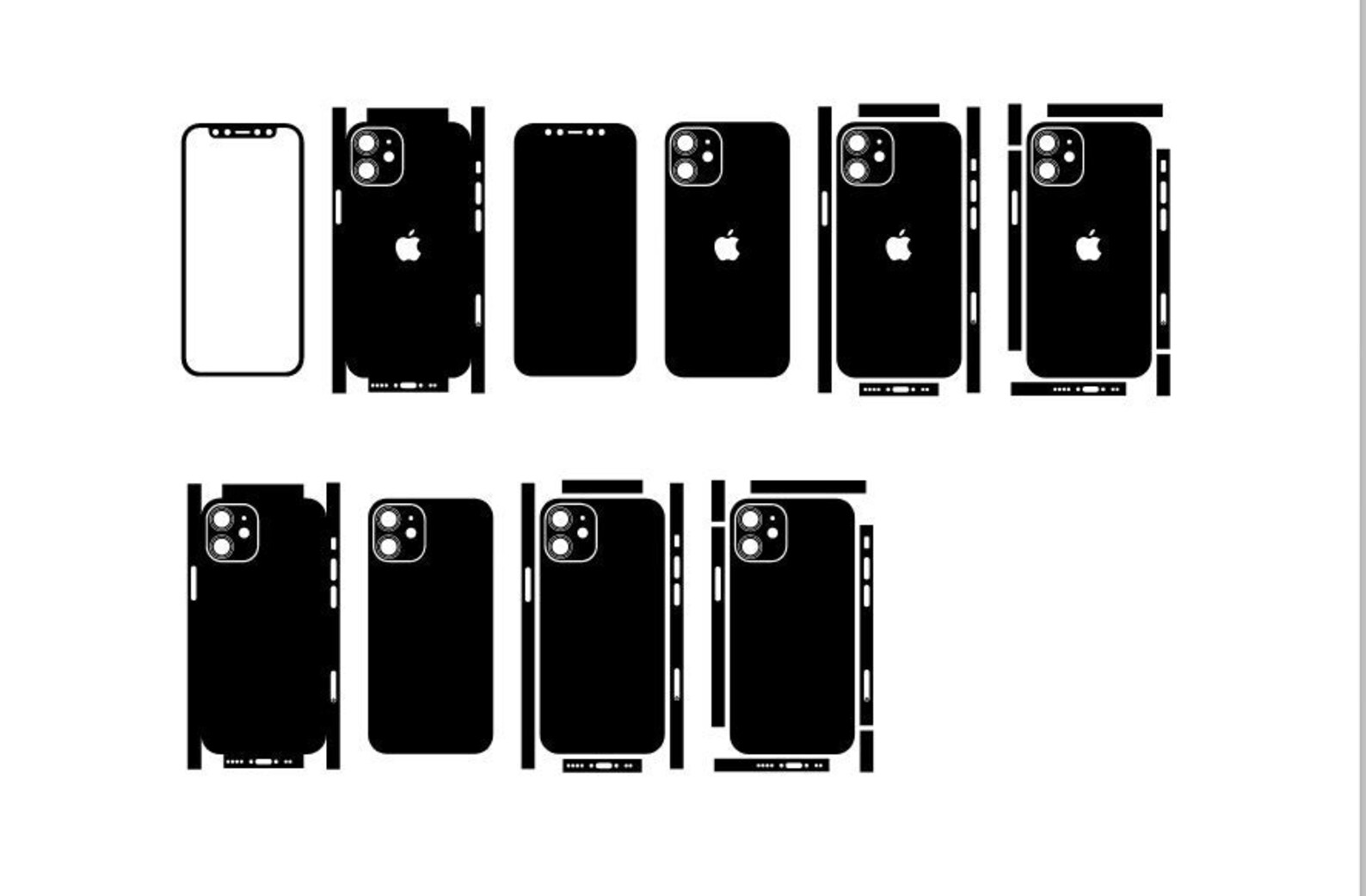 Iphone 12 Pro Template Svg