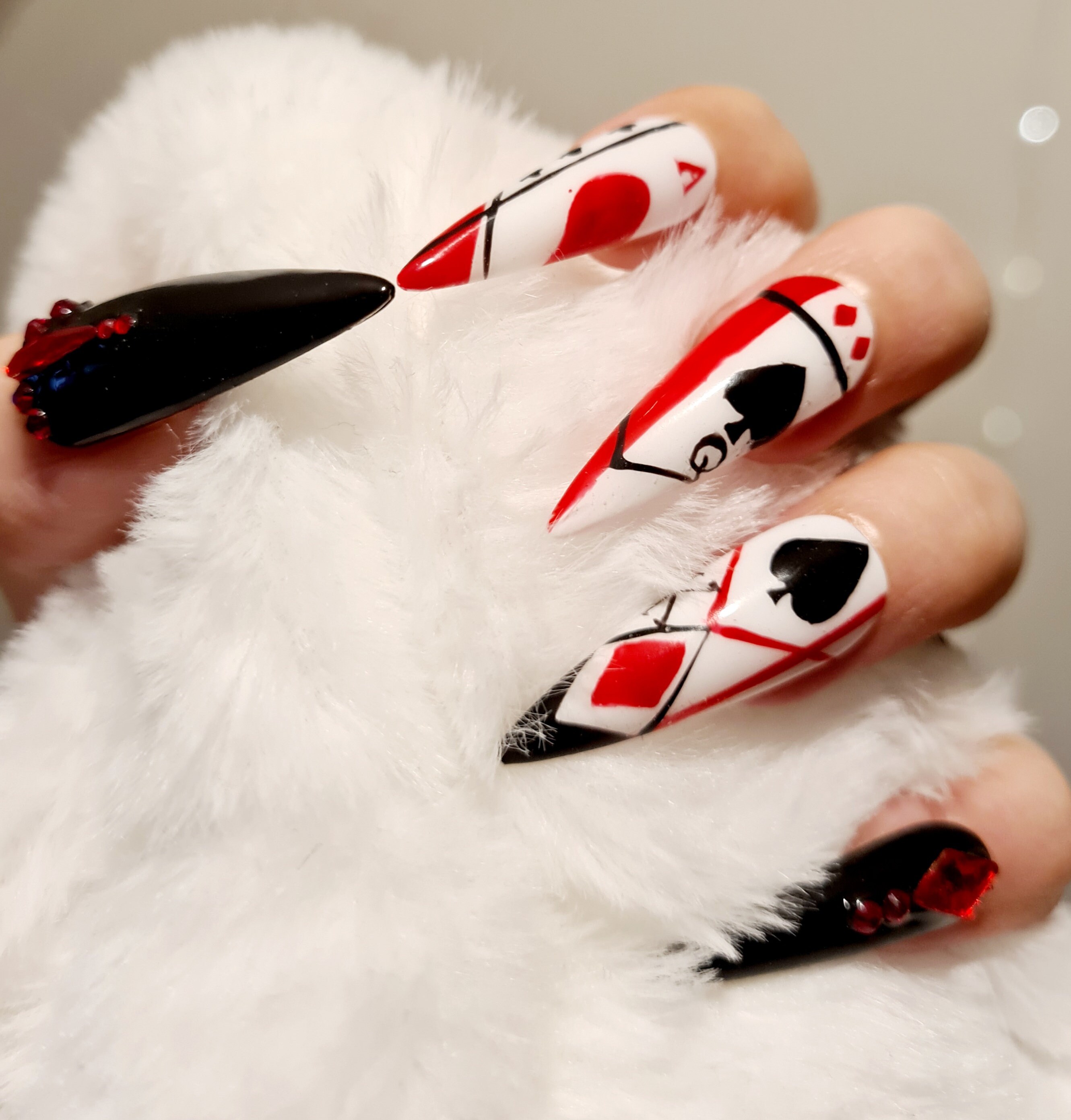 Playing Card Nail Art