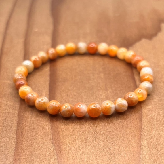 Orange calcite best sale bracelet