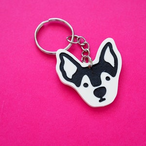 Chihuahua Keychain for Pawrent // Dog Owner Gift Idea for Dog Lover Key Chain Chihuahua Puppy