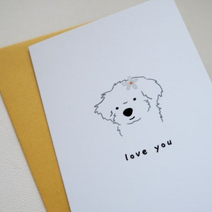 ADD-ON: Individuelle Haustier-Illustrations-Grußkarte // Congrats, Happy Birthday, Merry Christmas, Happy Holidays, Love You Card