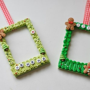 Pet Picture Frame Ornament // Cute Decoden Photo Ornament Gift Idea for Pet Lover Ornament for Dog Mom Instax Frame Ornament Gift for Cat