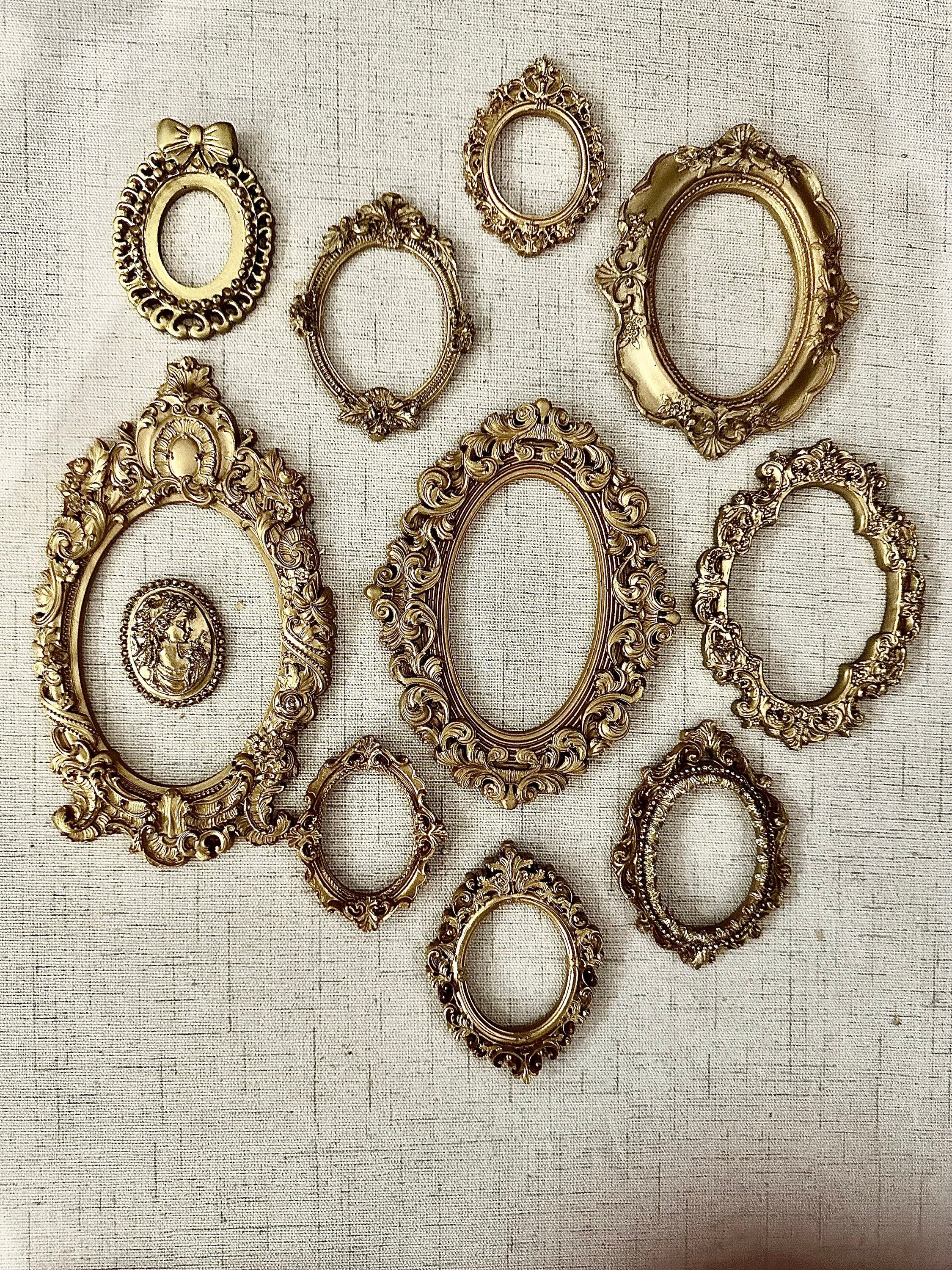 READ DESCRIPTION. Frames Only Handmade Oval Frame Collection.ornate ...