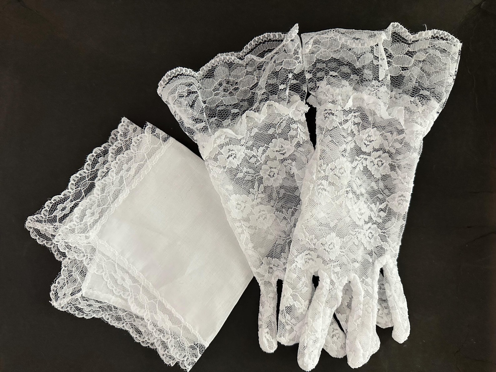 White Lace Gloves. Wedding Holidays Parties - Etsy