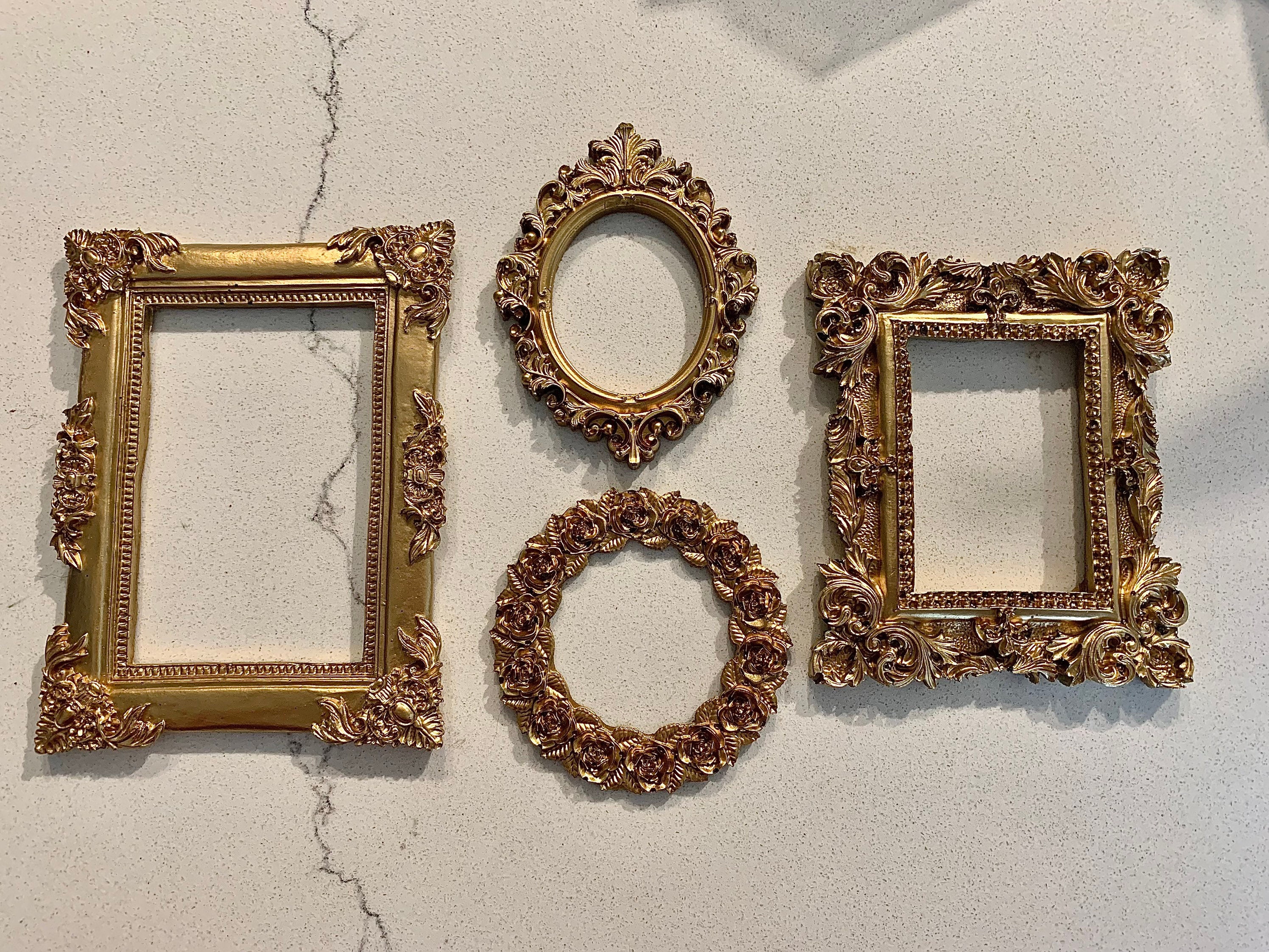 Mini Gold Frame Embellishments