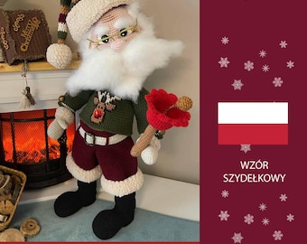 Weihnachtsmann mit Glocke • Amigurumi-PDF-Anleitung