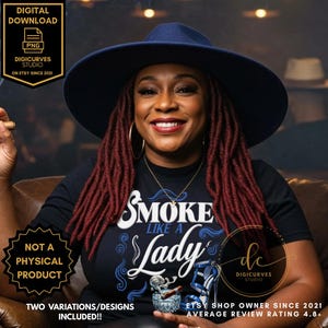 Smoke Like a Lady sigaar, png PNGEgg | Sigaar met hoge hak, png PNGEgg | Shirtontwerp sigaar | Vrouwelijke sigaar, PNG | Sigaarbabe | T-shirtontwerp sigaar | Sigaarvrouw