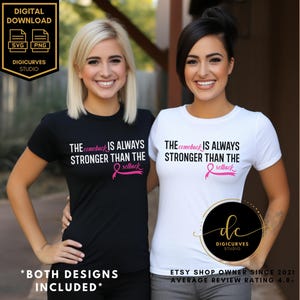 Cancer Awareness SVG | Comeback Stronger Than Setback | Sublimation | Breast Cancer Awareness Tshirt Design | Breast Cancer Warrior