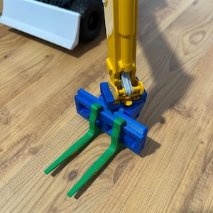 Bruder Bagger Palettengabel Anbaugerät