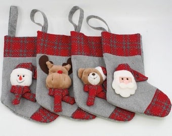 Socken Nikolaus Weihnachtsmann Strumpf Santa