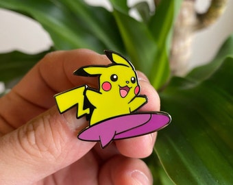 Surf Pikachu Hard Emaille Pin