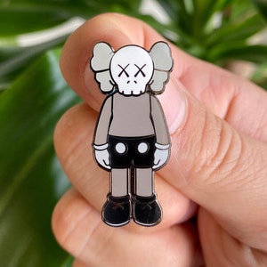 HypeBeast KAWS Earth Tone Hard Enamel Pin