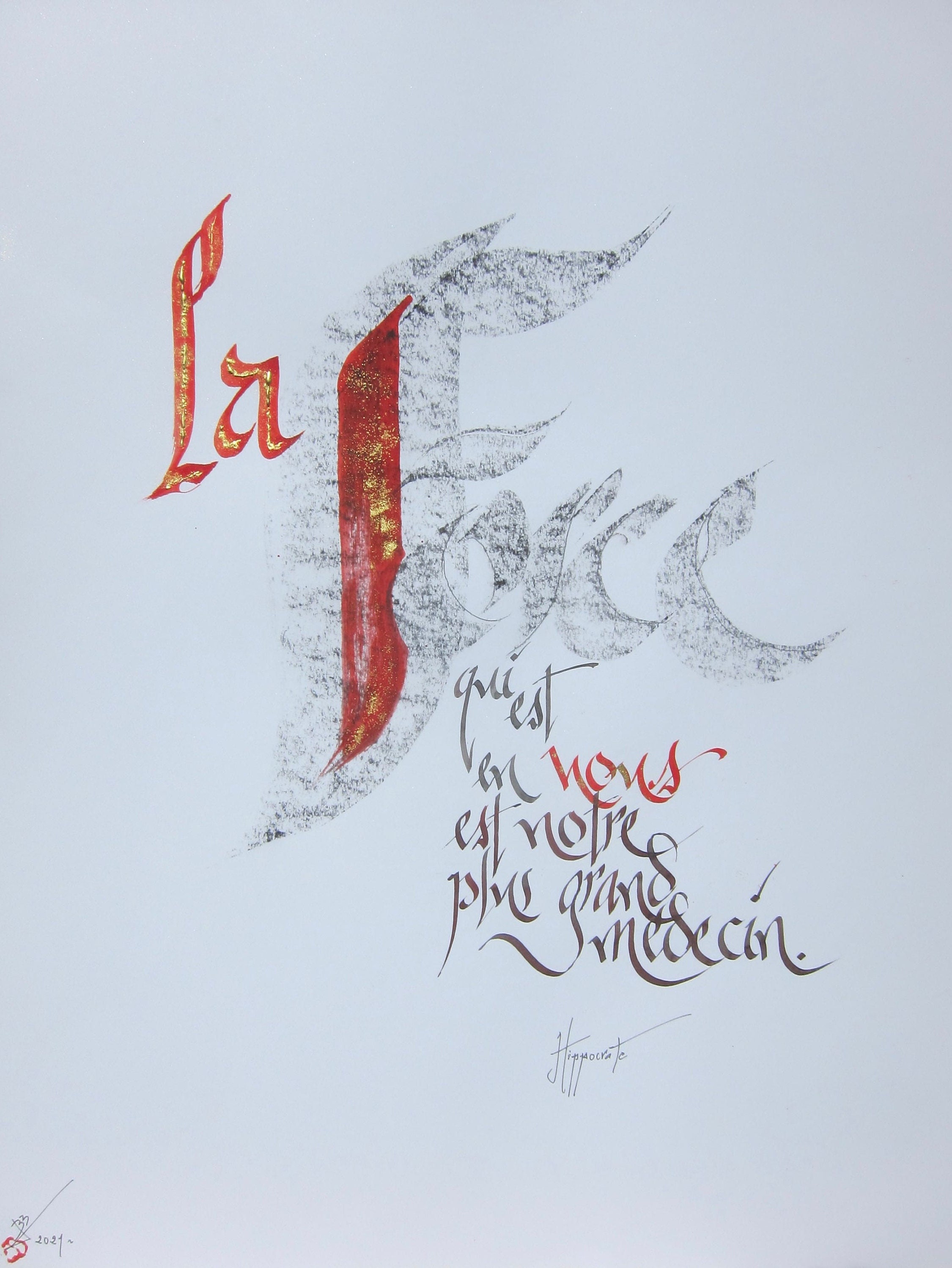 Calligraphie Latine Décorative