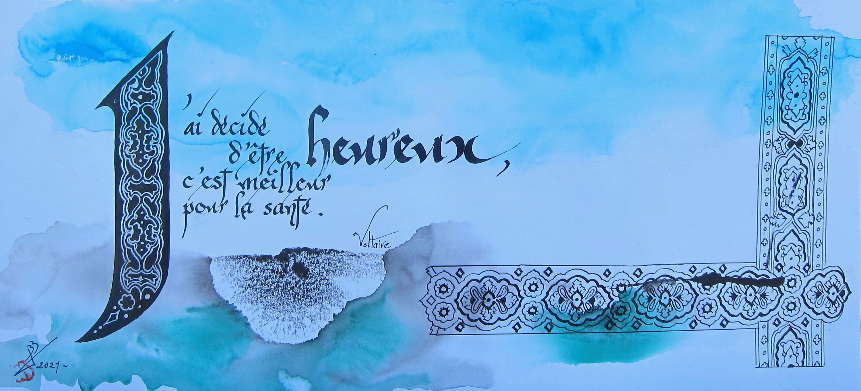 Calligraphie Latine Décorative