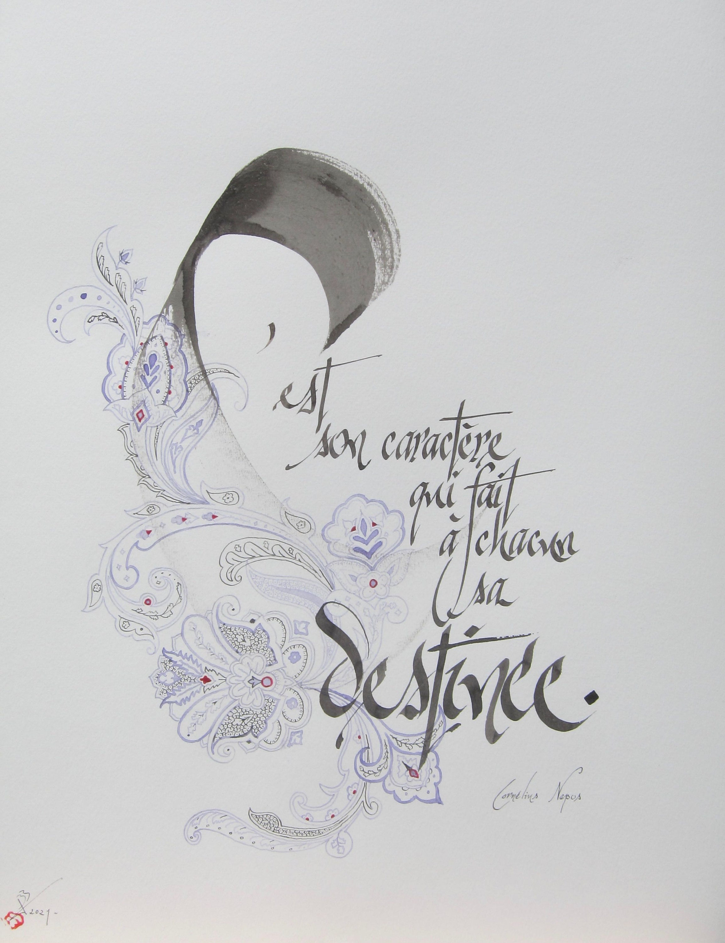 Calligraphie Latine Décorative