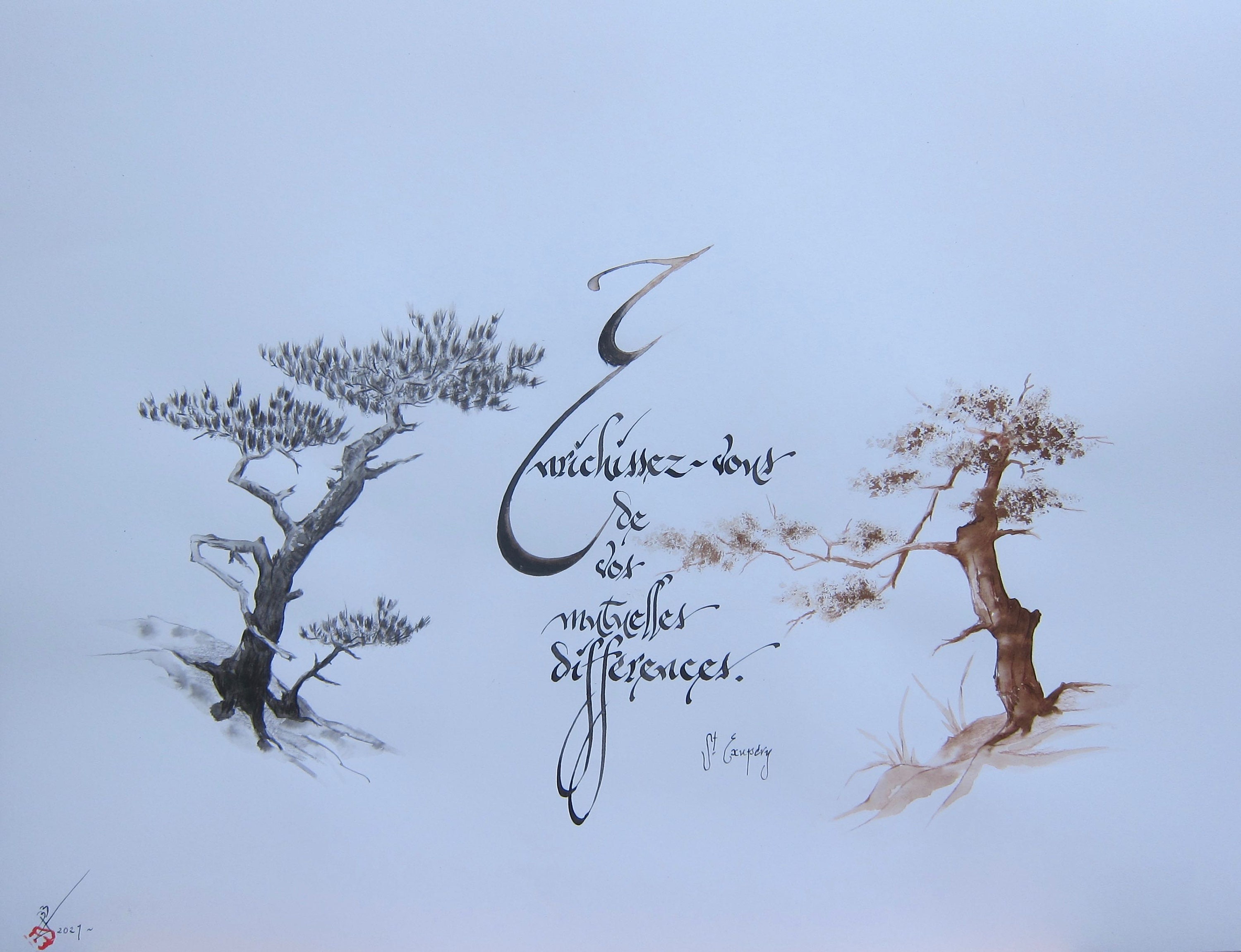 Calligraphie Latine Décorative