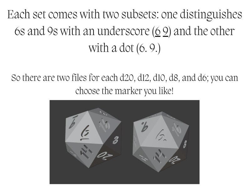 Digital Ready to Print Master Dice STL Files: Haste - Etsy