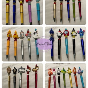  Yexiya Beadable Pen Bead Pens with Assorted Colors
