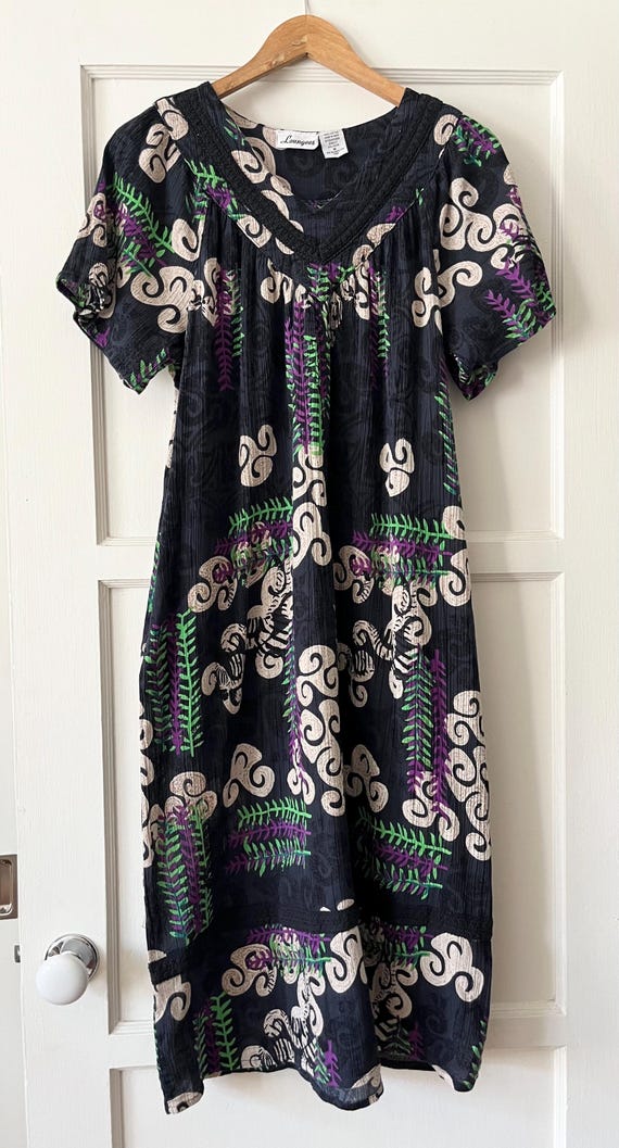 Vintage 80’s Loungees housedress - image 1