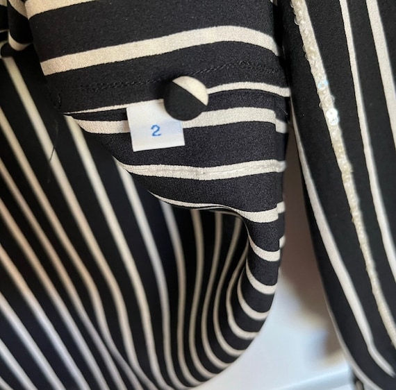 Vintage Neiman Marcus silk striped blouse - image 6
