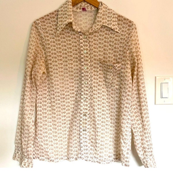 Fritzi of California bicycle button up top