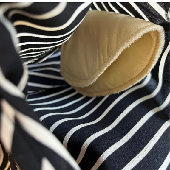 Vintage Neiman Marcus silk striped blouse - image 9