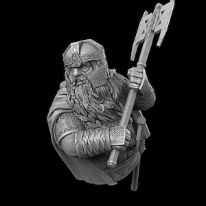 Gimli 3D STL file, 3D stl files for 3d Printers, 3D Models