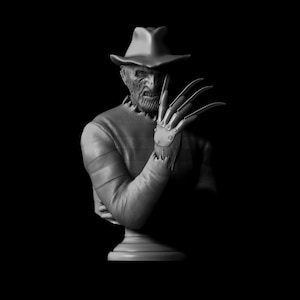 Freddy Krueger 3D STL file, 3D stl files for 3d Printers, 3D Models