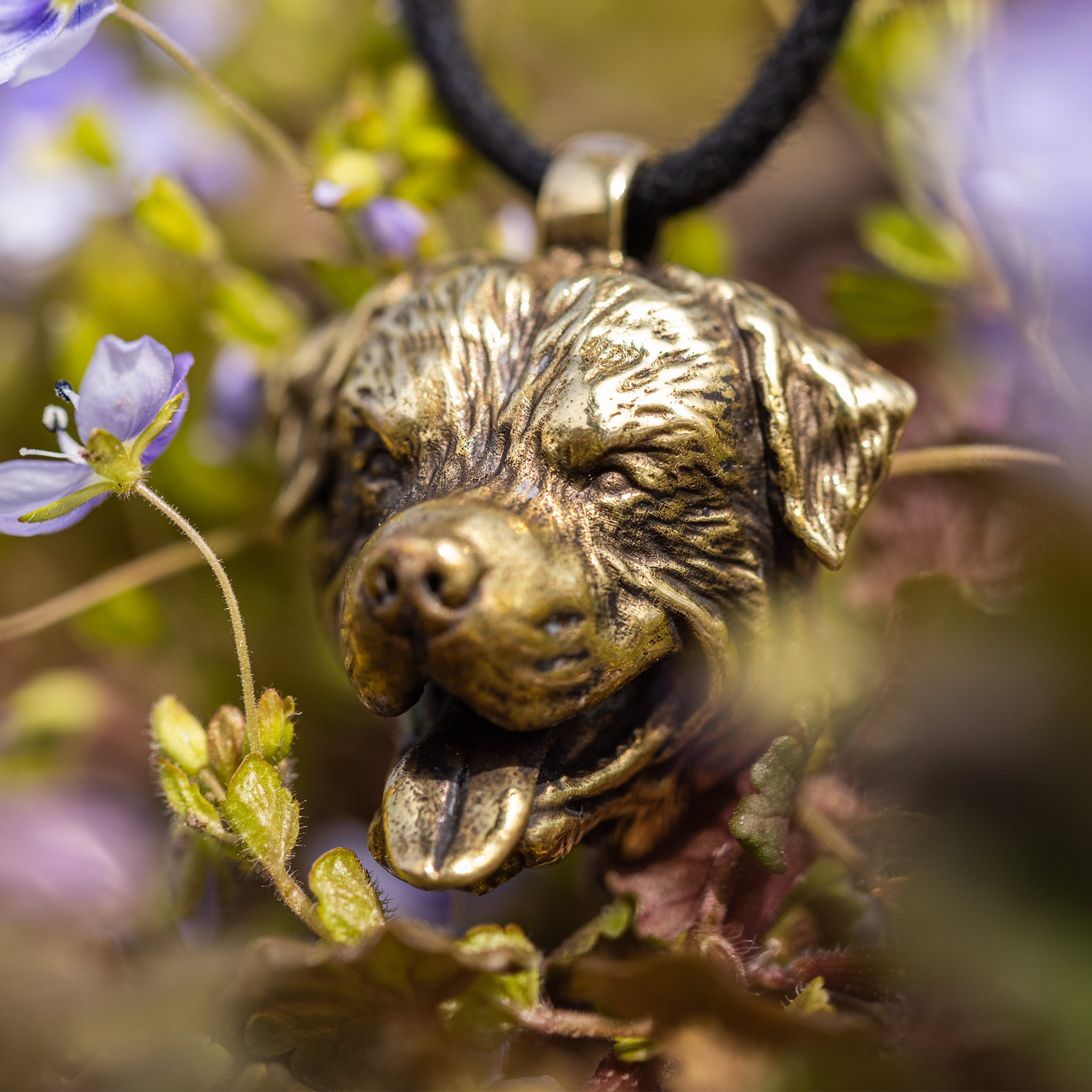 Bronze Rottweiler Head Pendant (open Back) - Etsy