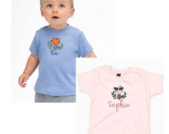 Personalised Baby T Shirts | Personalised Top | Personalised Babywear | Birthday | Christmas | Gift | Easter | Toddler | Cake Smash Top