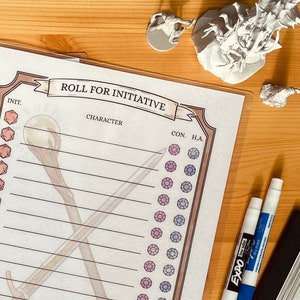 Simple Initiative Sheet - DM helper