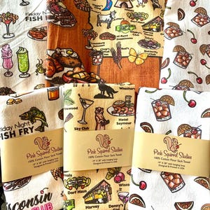Wisconsin Supper Club Towel - Bar/Dish Flour Sack Towels