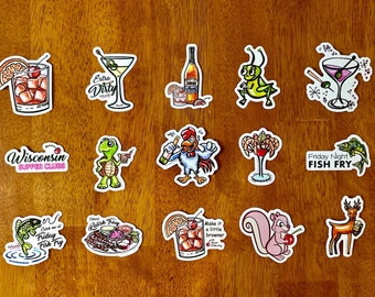 Wisconsin Supper Club & Cocktail STICKERS