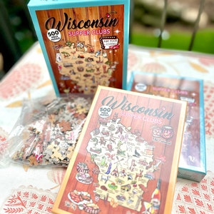 Wisconsin Supper Club - PUZZLES - Etsy