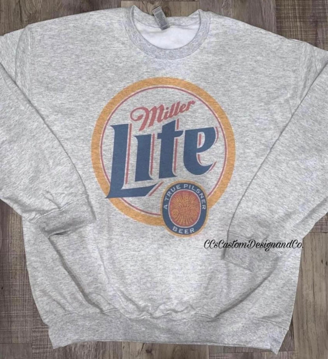 miller lite tie dye sweatshirt