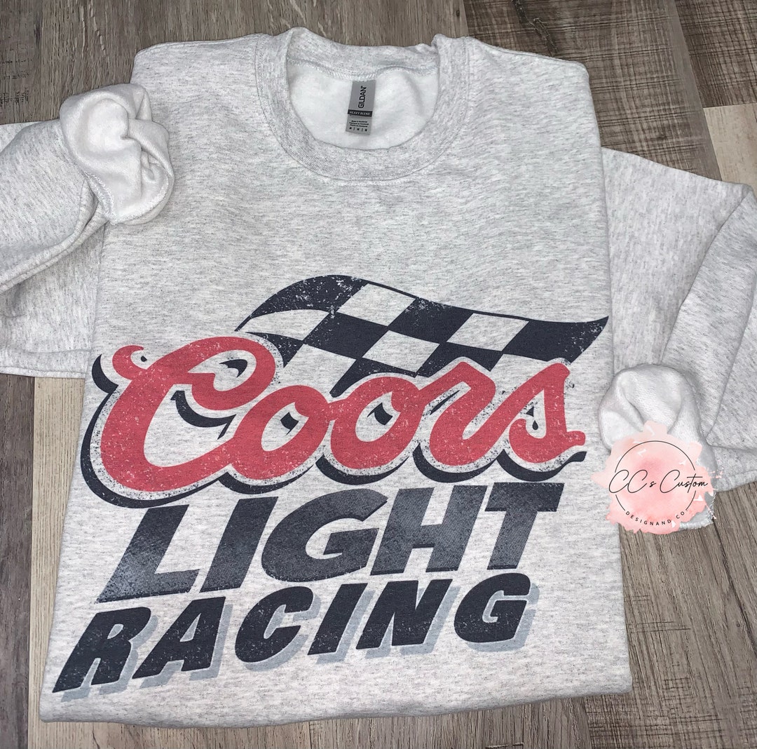 Coors Light Racing Sweatshirt Coors Light Sweatshirt Beer Etsy