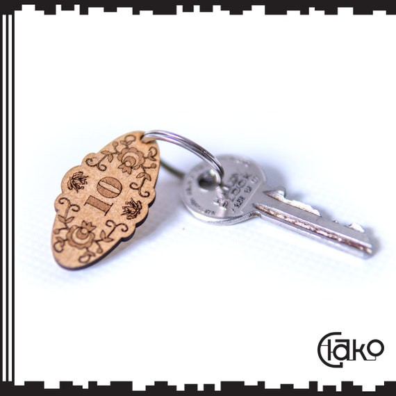 Key Number Plate for Laser Cut Mdf/acrylic/plexi/wood Etsy