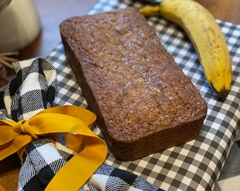Homemade Banana Nut Bread: Moist Spiced Loaf, Edible Gift