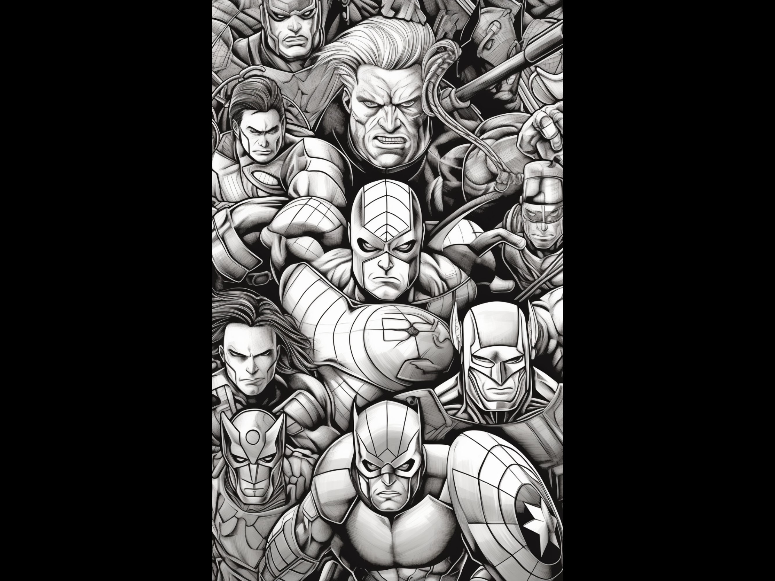 Super Villain Color Pages for Kids Printable Summer &amp; Classroom ...